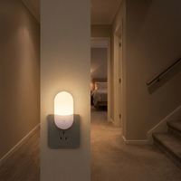 Mini veilleuse LED à brancher, lampe de protection oculaire, idéale pour chevet, allaitement de bébé, salon