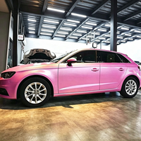 Film de protection automobile PET auto-réparant, auto-cicatrisant, rose princesse, métallisé, 1,52x16M/5x55FT, nouvelle génération, autocollants pour voiture