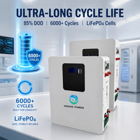 Batterie solaire hybride tout-en-un INEDGE POWER, vente en gros OEM, BMS domestique IA, 10 kW, murale, LiFePO4, 10 kWh, 20 kWh, 16 kWh