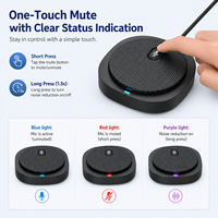 Micrófono de Condensador Portátil Mini CMTECK M6 con Reducción de Ruido, Micrófono USB con Cable para Grabación, Consultas Médicas y Software
