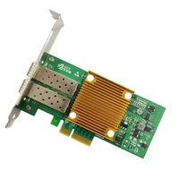 Adaptateur de serveur PCIE Gigabit Intel I350AM2 basé sur 1 SFP à deux ports fibre optique