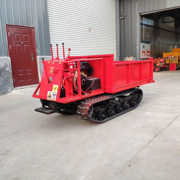 China agriculture crawler carrier transporter 1 ton dumper truck