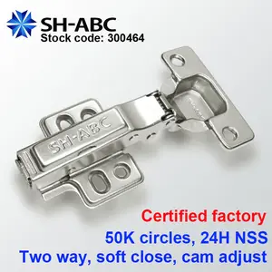 SH-ABC 2 Way Soft-closing Clip-on Hinge F10