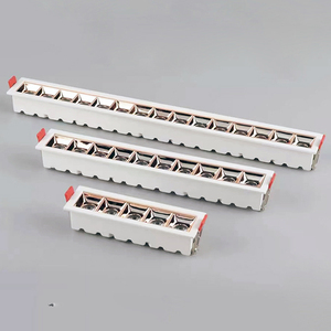 Luz LED Empotrada Lineal Inteligente Zigbee Controlada por Aplicación, Regulable CCT para Tuya WiFi, Moderna Rejilla Lineal Cuadrada de Aluminio - Product Image 4