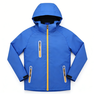 Giacca Antivento Personalizzata <span class=keywords><strong>da</strong></span> Uomo con Tasche Riflettenti e Cappuccio, Impermeabile per Arrampicata Notturna, Produzione ODM OEM - Product Image 3