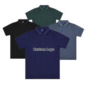 Silk Screen Printing Custom Printed Button Down Summer Quick Drying Men <b>Collar</b> <b>T</b>-<b>Shirt</b> Royal Blue Polo <b>Shirt</b> - Product Image 1