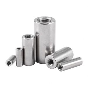 Tuerca de Acoplamiento Redonda de Acero Inoxidable 304, Conector de Varilla Roscada M2-M20, Grueso y Extendido, para Maquinaria - Product Image 2