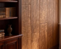 Panneau mural acoustique imperméable en PU, design grain de bois 3D pour l'absorption du son, réduction du bruit, design moderne, home cinéma, enregistrement