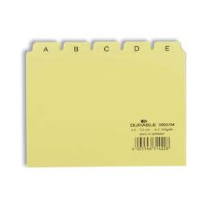 DURABLE - 3660-02 Dividers A6 5/5 keys AZ pre-printed PPL cavalierini - EAN 4005546314204 ORGANIZATION AND <b>FILING</b> <b>PRODUCTS</b> - Product Image 3