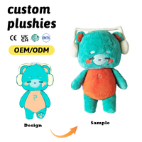Peluche légère et douce, broderie personnalisée, cadeau de mariage, jouet en peluche certifié CE