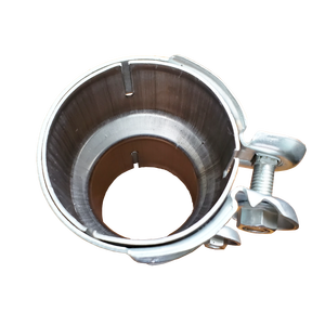 Raccord Réducteur de Tuyau d'Échappement Automobile OEM Personnalisable en Usine, en Acier Inoxydable Poli, Manchon Réglable, Connexion Métrique - Product Image 4