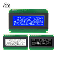 STN FSTN 2004B LCD-Bildschirm 20x4 Zeichen LCD-Modul Blau Schwarz Weiß Gelb Grün Farben COB-Display Werkslieferung