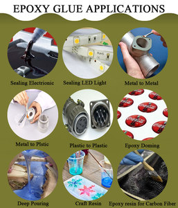 PCB keo đen hai thành phần 5:1 AB Keo <span class=keywords><strong>Epoxy</strong></span> cho bầu điện tử bí mật và các hợp chất đóng gói - Product Image 4