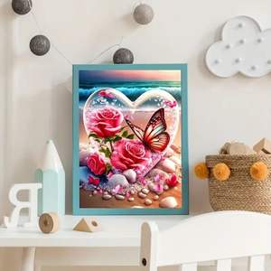 Usine Diamant Peinture Kit mignon papillon animal Mur Arts Peintures Photo 5d Mosaïque Cristal Diamant Peintures - Product Image 2