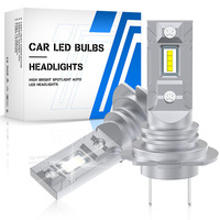 Nouvelle ampoule de phare LED H7 à insertion directe 1:1, mini, ultra-lumineuse, 12V, 600 lumens, Plug-and-Play
