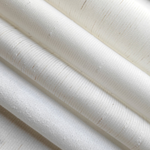 Tissu de rideau en <span class=keywords><strong>lin</strong></span> jacquard moderne, vendu <span class=keywords><strong>au</strong></span> mètre, pour draperies de fenêtre contemporaines et naturelles - Product Image 1