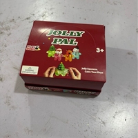 Jouets à presser Goro Jolly : Ensemble de Noël avec sapin, Père Noël et bonhomme de neige