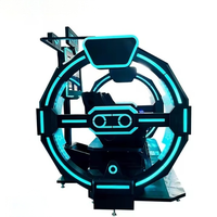 Simulateur de vol 9D VR, jeu de tir, 4 sièges, machine de réalité virtuelle avec écran HD