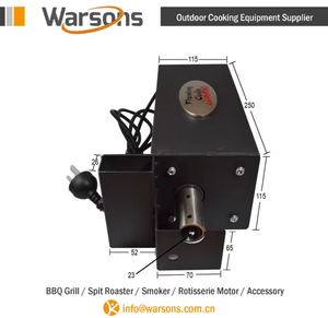 มอเตอร์ย่างแบบ Heavy Duty รับน้ำหนักได้ 60 กก. 240V สำหรับกลุ่มใหญ่และการจัดเลี้ยงเชิงพาณิชย์ - Product Image 2