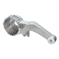Módulo de articulación de rodilla de aluminio mecanizado por CNC para piezas de repuesto de robots, brazo de salida oscilante