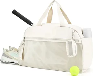 Spor Tote kapitone tenis raketi çanta Badminton raket eğitim omuzdan askili çanta spor Duffel Pickleball Tote çanta