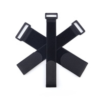 Sangle de fixation réglable à boucle auto-agrippante réutilisable pour le rangement et l'organisation de cargaisons en extérieur