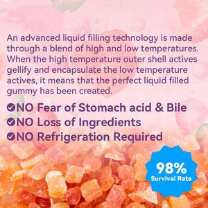 Bonbons gélifiés probiotiques et prébiotiques à croquer, sans sucre, à base de pectine, pour la santé digestive des adultes, marque privée OEM/ODM, 60 unités - Product Image 4