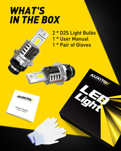 Ampoules de phare LED AUXITO A1 D2S 9V 30V 41W 4900LM 6500K Blanc 1:1 Ampoules de phare HID - Product Image 2