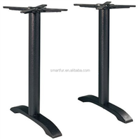 Base de Table en fonte, meuble de salle à manger, pieds de chaise de bureau en métal noir, pieds de Table basse en métal