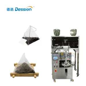 DESSION high-quality triangle tea medicinal tea bag packing machine with chain bucket