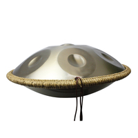 Tambour à main 12 tons d'approvisionnement en gros Handpan de qualité professionnelle Tambour à langue en acier éthéré Instrument de musique