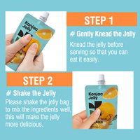 Gelée Douce Saine Keto Vegan Fruit Squeeze Pouch Boisson Collagène Peptides Konjac Gelée