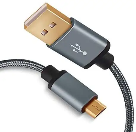 สายชาร์จโทรศัพท์แอนดรอยด์2.0 USB A-Male ถึง Micro B