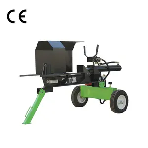 hydraulic vertical automatic fast firewood screw log machine 60t wood splitter