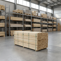 Solid Pine Wood Lumber Water Resistant Timber for Certified Kiln-Dried Construction Use