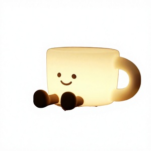 Nouvelle Lampe de Chevet LED en Silicone Rechargeable USB Type-C, Design Moderne et Coloré, Idéale pour la Chambre de Bébé - Product Image 3
