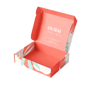 Eko Mailer oluklu kağıt özel toptan Logo baskılı hediye nakliye posta ambalaj kutusu cilt bakımı için/güzellik/bez ambalaj - Product Image 1