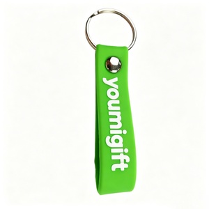 <b>Custom</b> Cartoon Rubber UV Printing Carabiner <b>Keychain</b> with Logo Design for Car Promo Gifts Wholesale Wristband - Product Image 1