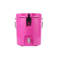 Glacière isotherme rotomoulée moderne grande capacité avec logo personnalisé, en PE écologique, intérieur en acier inoxydable, étanche, réutilisable, 8L, pour la pêche
