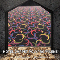 Moquette florale à poils longs fabriquée à la machine pour salle de bal d'hôtel, allée, arcade, studio d'enregistrement, cinéma, bar, casino, salon de beauté, salon