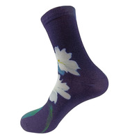 Chaussettes de sport respirantes en polyester imprimées numériquement en 3D de haute qualité, personnalisées, écologiques, avec logo sur le revers et le bas, pour jeunes hommes, collection printemps