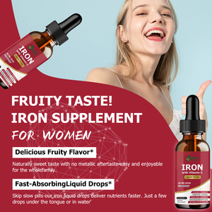 Factory Direct Iron <b>Liquid</b> Drops with Elemental Iron Supporting Steady Balance Produce Hemoglobin Well Being Boost Energy <b>Liquid</b> - Product Image 5