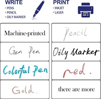 Papier autocollant personnalisé blanc 30 étiquettes d'adresse par feuille pour imprimante laser/jet d'encre