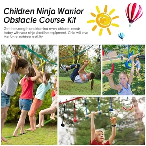 LXY-N798 trẻ em sân chơi leo núi hàng hóa lưới NINJA CHIẾN BINH trở ngại khóa học cho trẻ em ngoài trời rừng phòng tập thể Dục Đào Tạo - Product Image 6