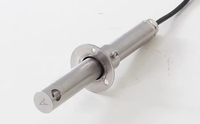 Taidacent 4-20mA 0-5V/10V RS485 tuyau en acier inoxydable capteur de débit de vitesse d'air capteur d'anémomètre de vent capteur thermo-anémomètres