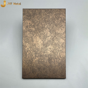 LL425 Placa Decorativa de Acero Inoxidable con Acabado Antiguo Serie 300, Decoración para Edificios Comerciales - Product Image 3