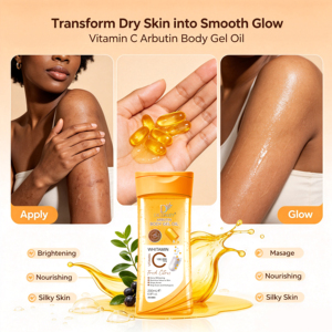 DR.DAVEY Huile Corporelle Éclaircissante Extra Forte à l'Arbutine et Vitamine C, Gel-Citrus Frais, Anti-Acné, Anti-Taches Brunes, Hydratante - Product Image 3