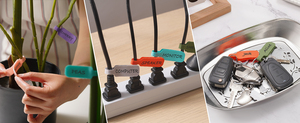 Étiquettes autocollantes en nylon multicolores pour câbles, gribouillables, pour la gestion des câbles, avec boucles auto-agrippantes, écologiques, pour ordinateur - Vente chaude - Product Image 4