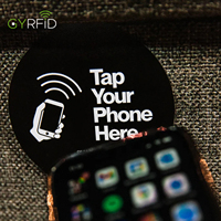 Etiquetas NFC Redondas de PVC Personalizadas para Iglesias con Código QR, Etiqueta NFC para Iglesias y Asientos