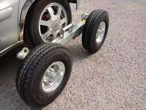 Алюминиевая Тяжелая колесная буксировочная тележка <span class=keywords><strong>3</strong></span>,5 тонны, универсальный движущийся инструмент, Автомобильный ремонтный буксирный прицеп, автомобильный домкрат, подъемная тележка <span class=keywords><strong>3</strong></span> тонны - Product Image 4